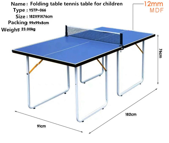 Folding table tennis