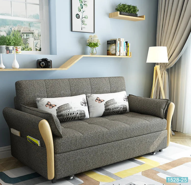 sofa bed with mattress