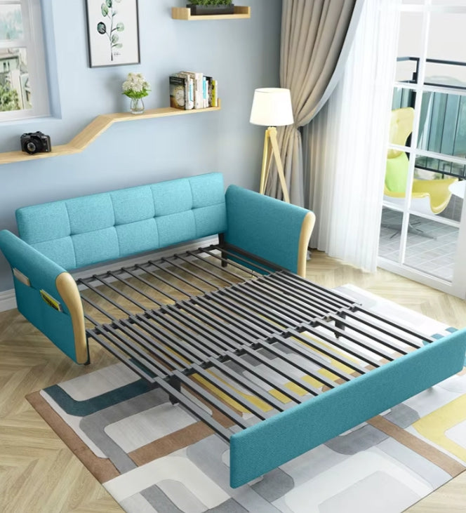 sofa bed with mattress